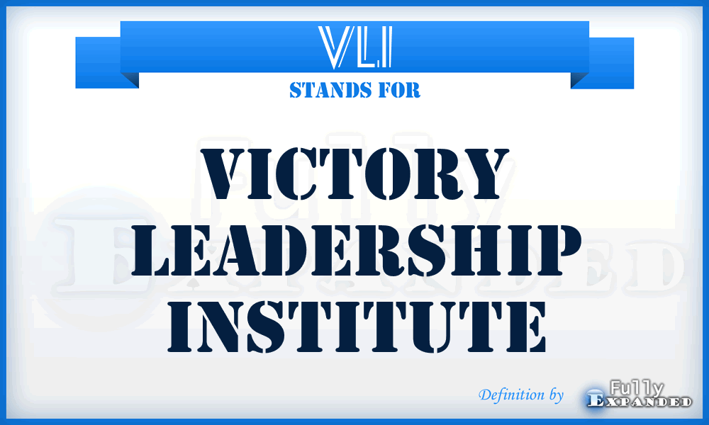 VLI - Victory Leadership Institute