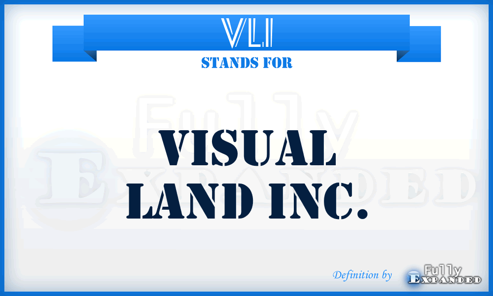 VLI - Visual Land Inc.