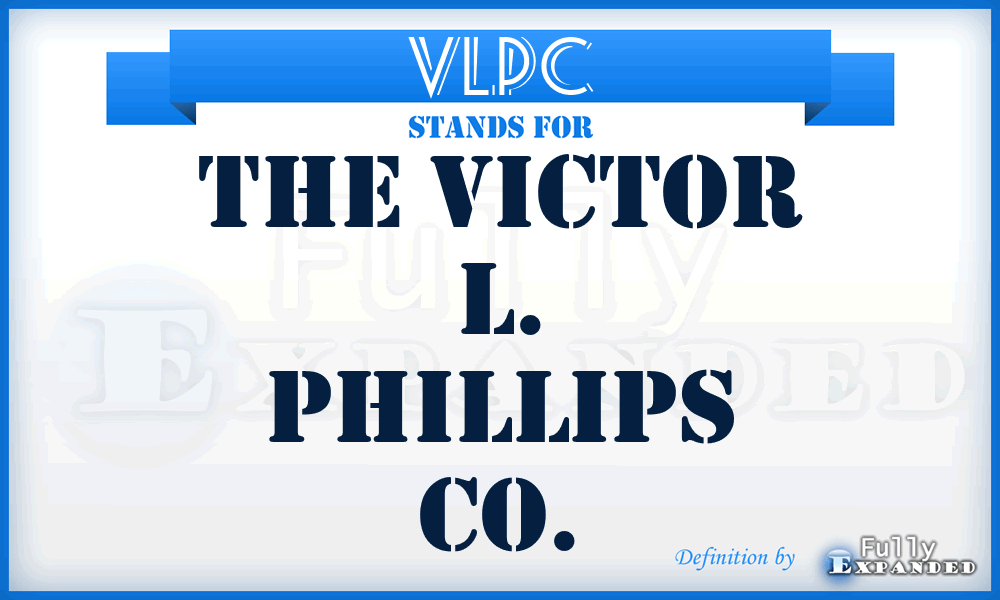 VLPC - The Victor L. Phillips Co.