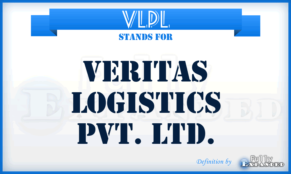 VLPL - Veritas Logistics Pvt. Ltd.
