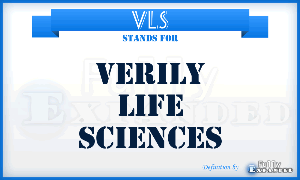 VLS - Verily Life Sciences