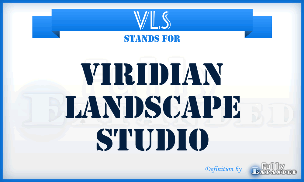 VLS - Viridian Landscape Studio
