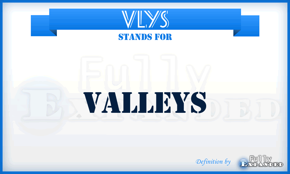 VLYS - Valleys