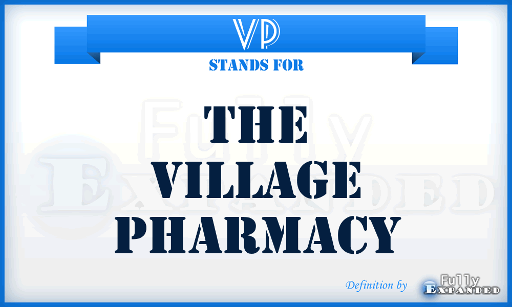 VP - The Village Pharmacy