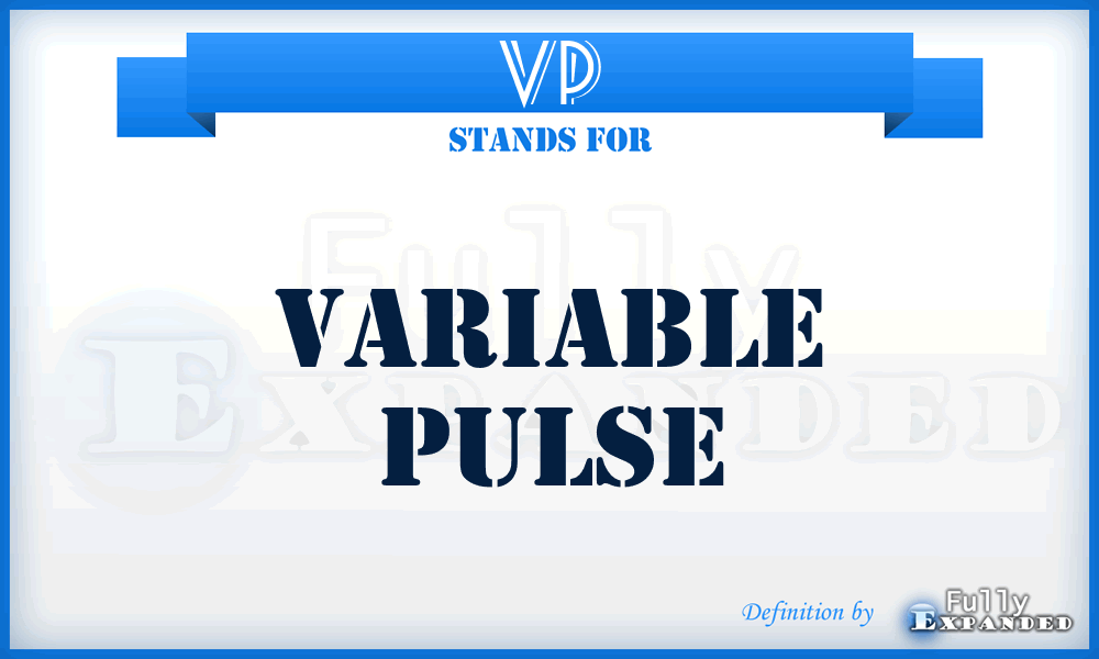 VP - Variable Pulse