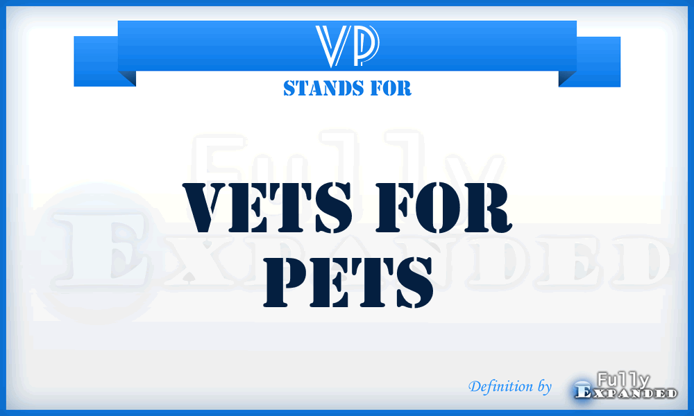 VP - Vets for Pets