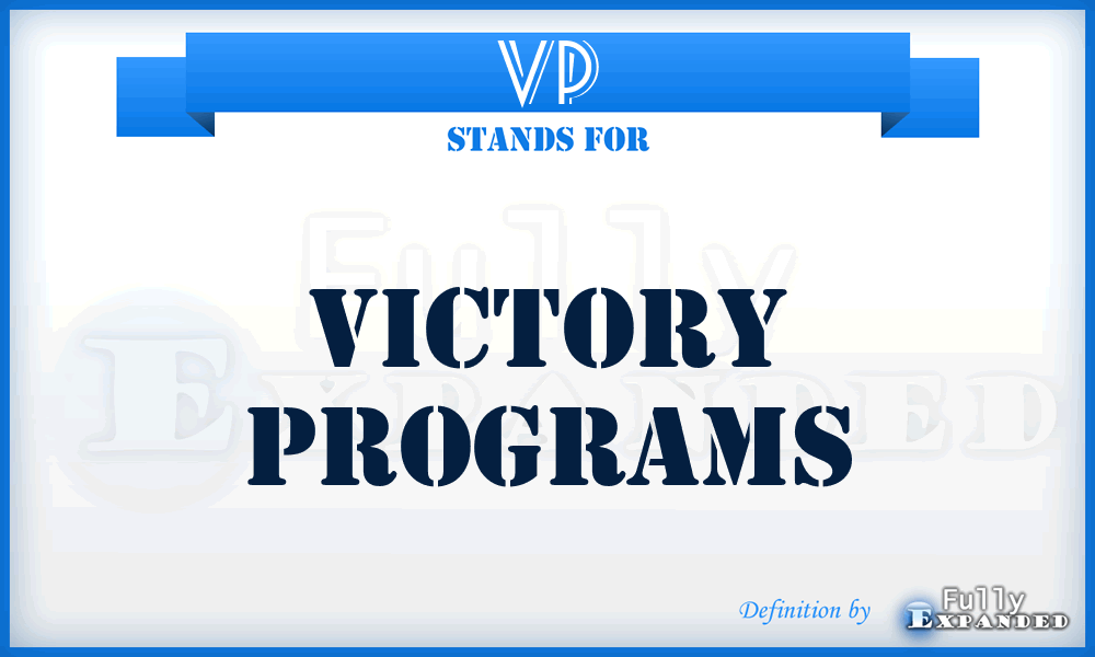 VP - Victory Programs