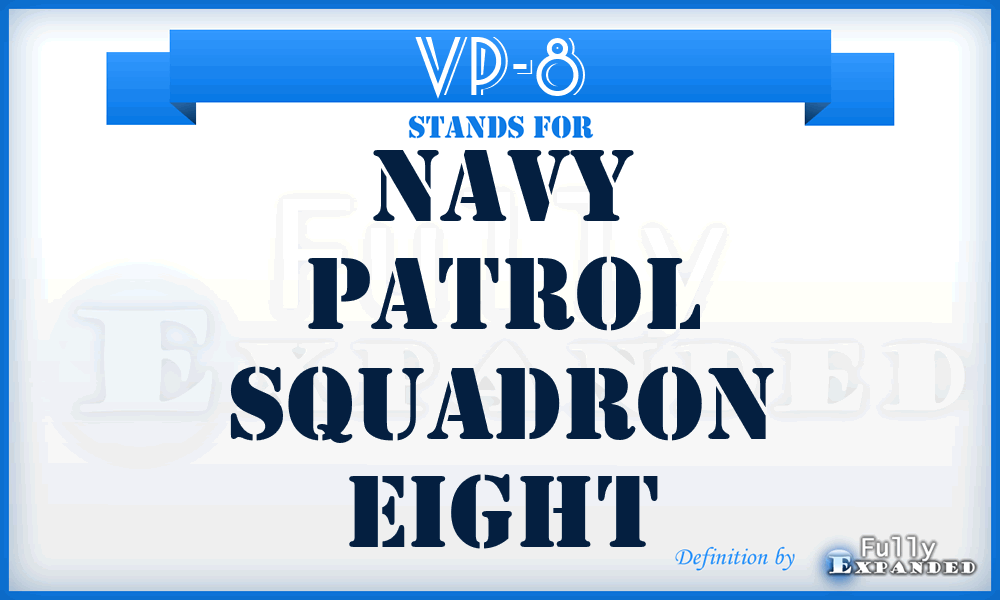 VP-8 - Navy Patrol Squadron Eight