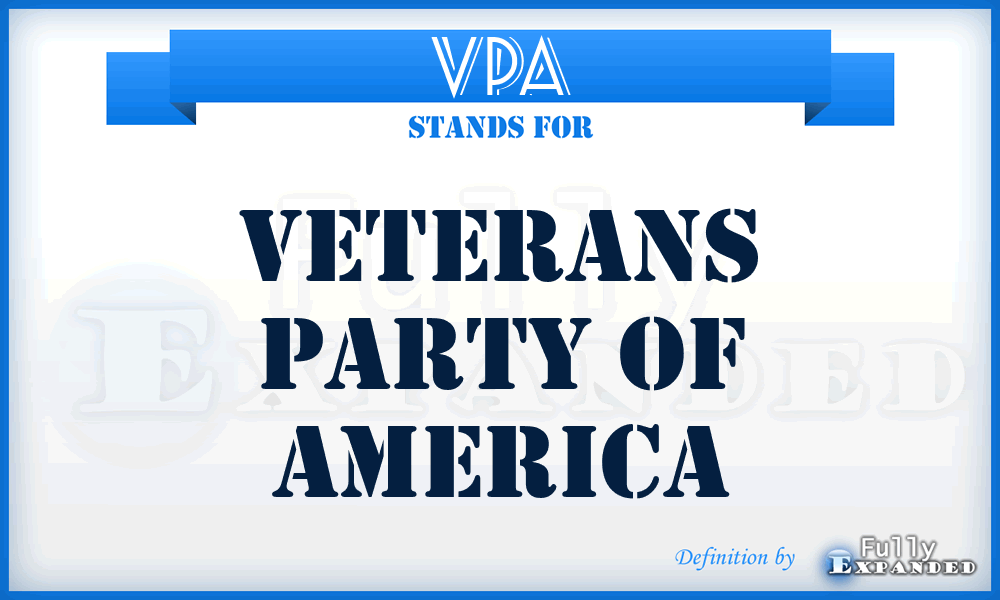 VPA - Veterans Party of America