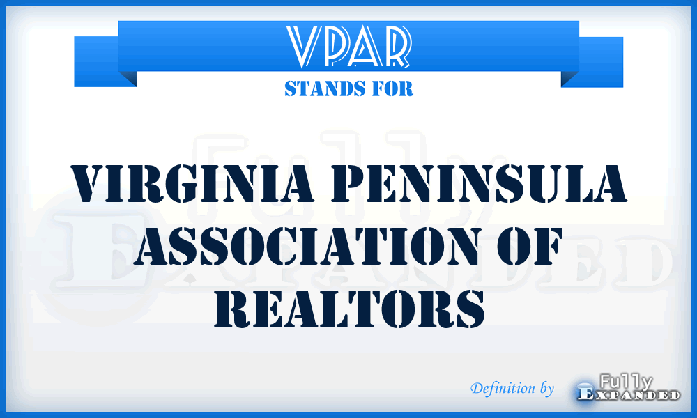 VPAR - Virginia Peninsula Association of Realtors
