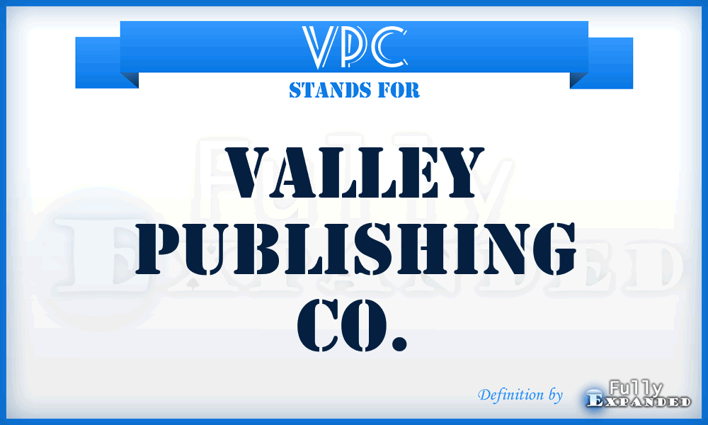 VPC - Valley Publishing Co.