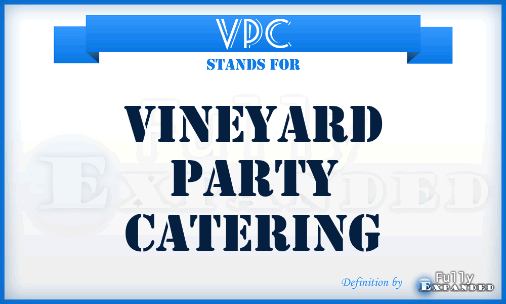 VPC - Vineyard Party Catering