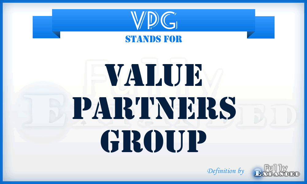 VPG - Value Partners Group