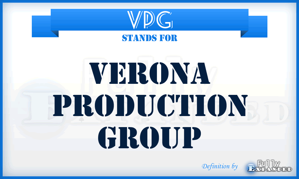 VPG - Verona Production Group