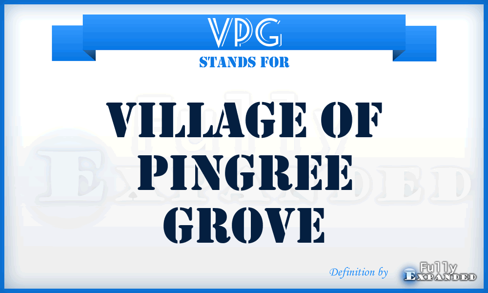VPG - Village of Pingree Grove