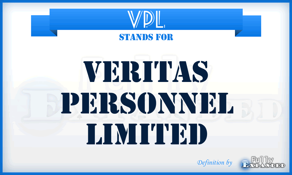 VPL - Veritas Personnel Limited