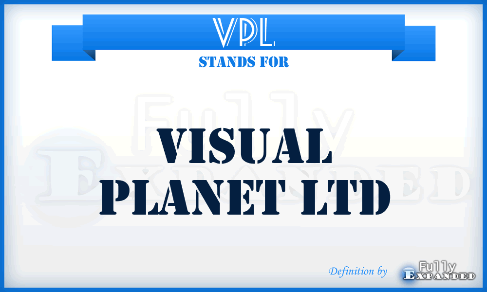 VPL - Visual Planet Ltd