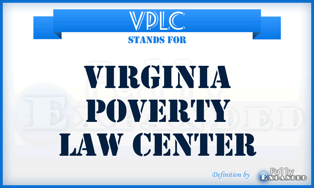 VPLC - Virginia Poverty Law Center