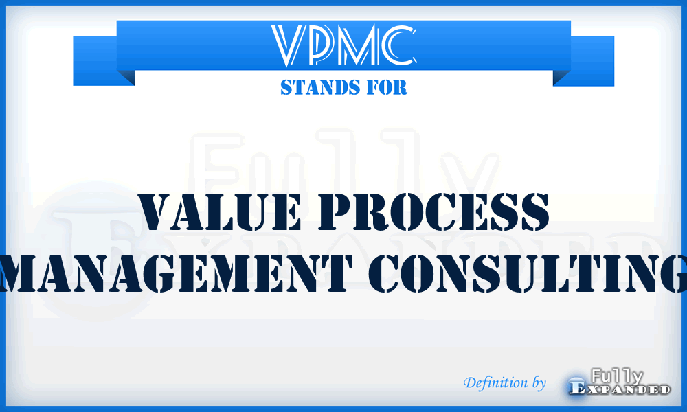 VPMC - Value Process Management Consulting
