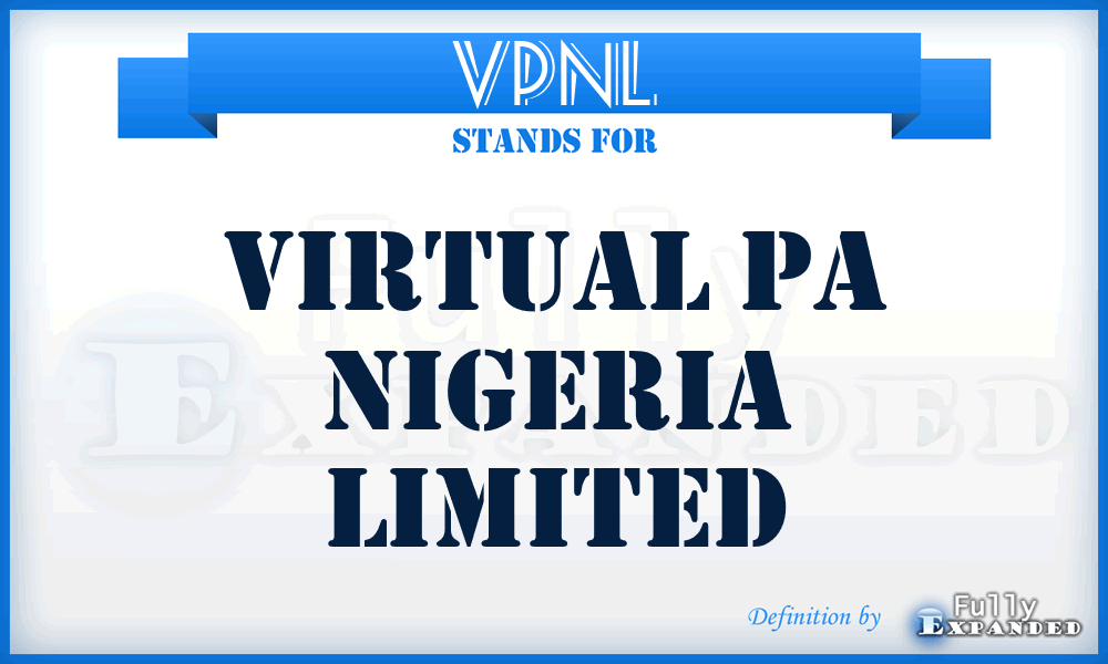 VPNL - Virtual Pa Nigeria Limited