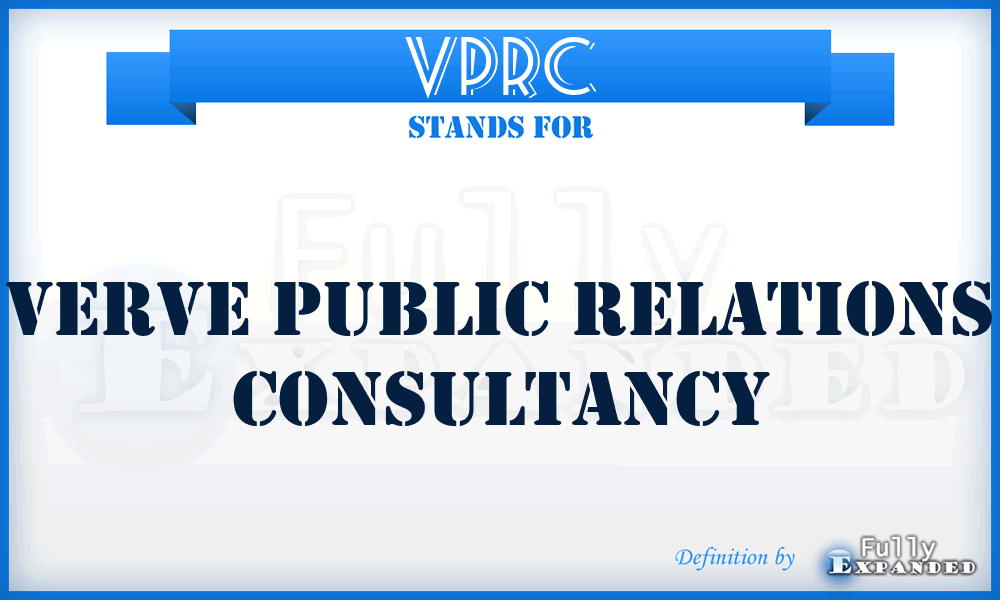 VPRC - Verve Public Relations Consultancy