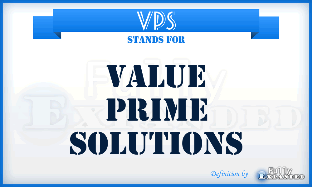 VPS - Value Prime Solutions