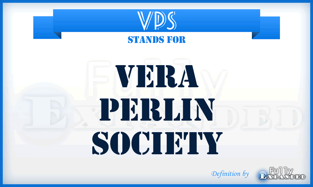 VPS - Vera Perlin Society