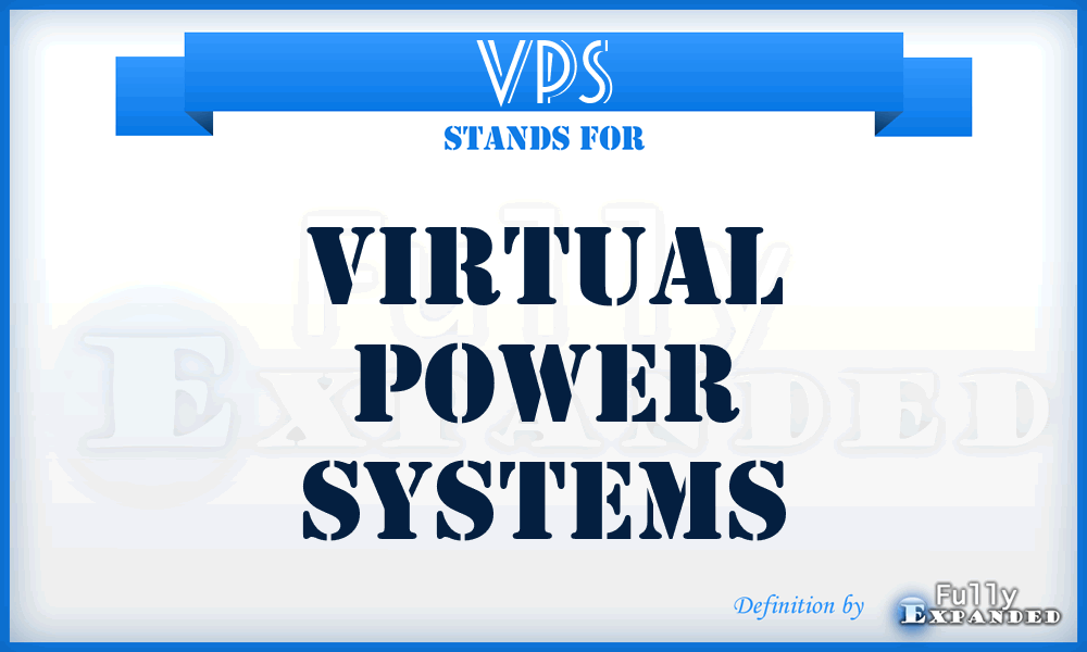 VPS - Virtual Power Systems