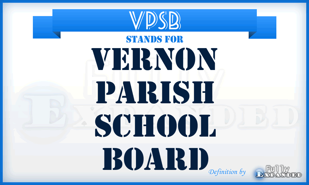 VPSB - Vernon Parish School Board