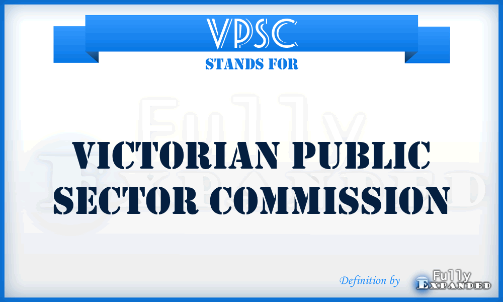 VPSC - Victorian Public Sector Commission