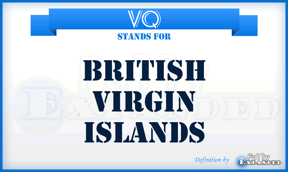 VQ - British Virgin Islands