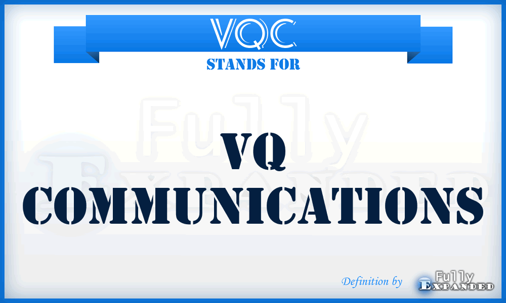 VQC - VQ Communications