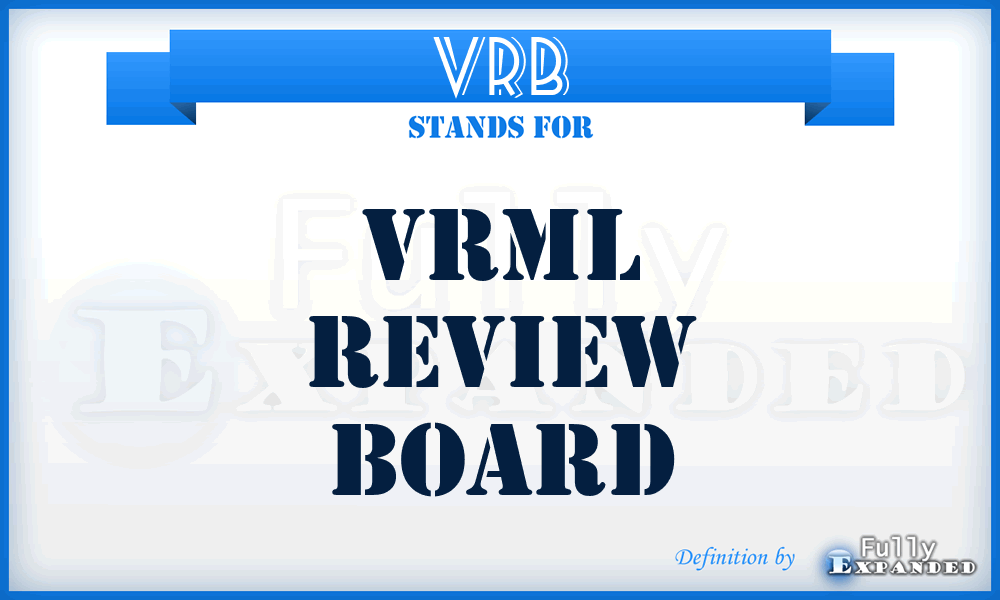 VRB - VRML Review Board