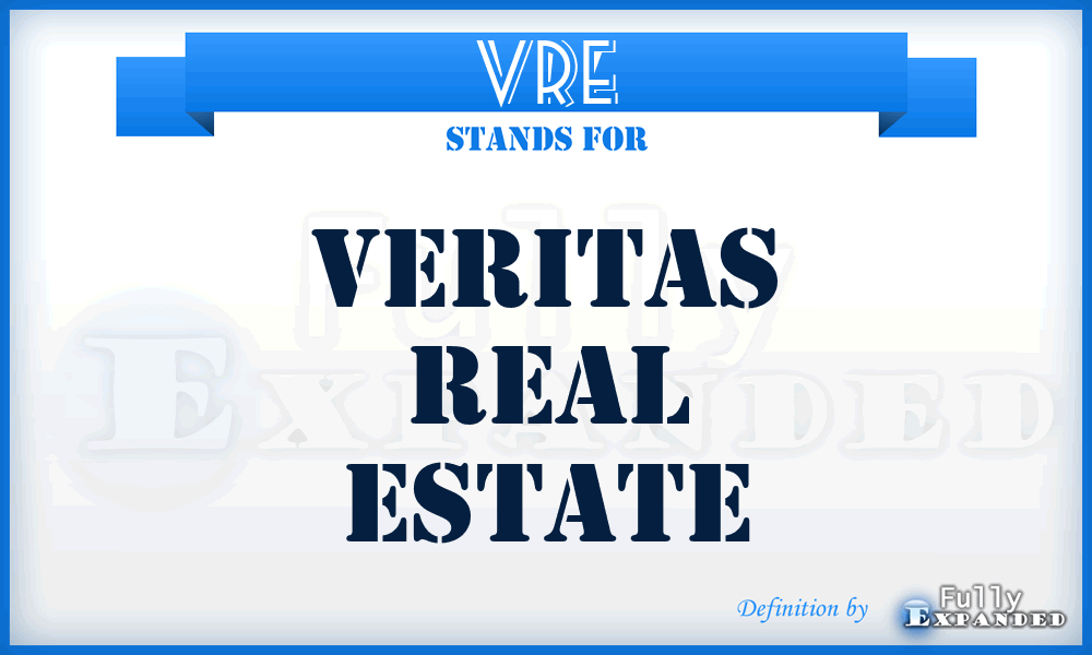 VRE - Veritas Real Estate