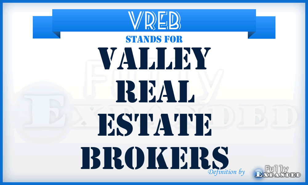 VREB - Valley Real Estate Brokers