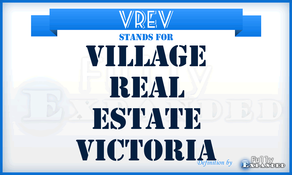 VREV - Village Real Estate Victoria