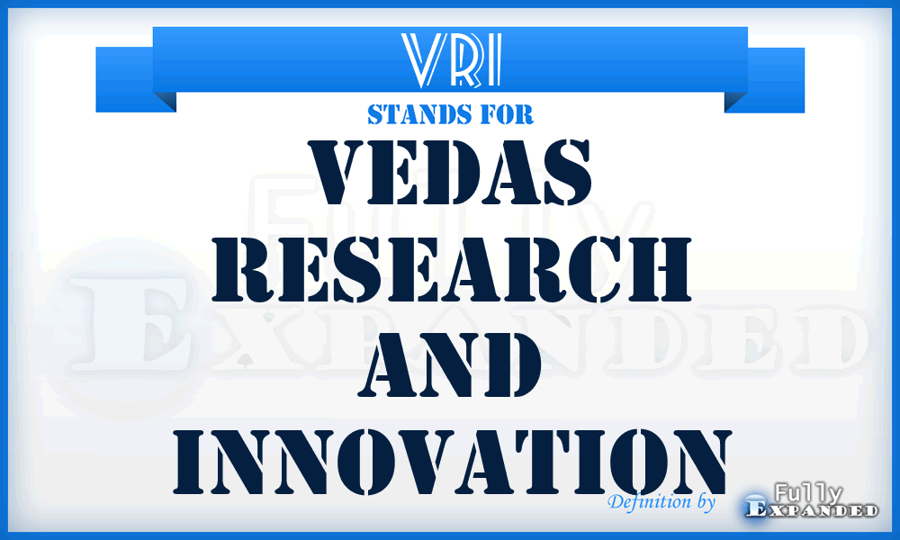 VRI - Vedas Research and Innovation