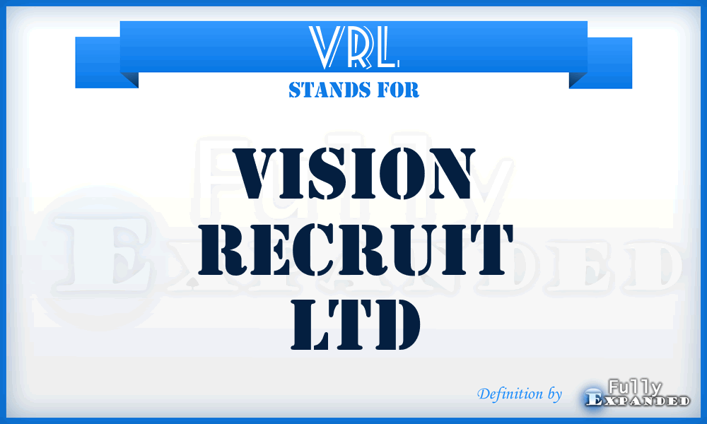 VRL - Vision Recruit Ltd