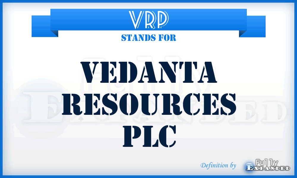 VRP - Vedanta Resources PLC