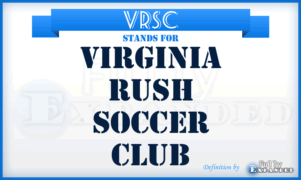 VRSC - Virginia Rush Soccer Club