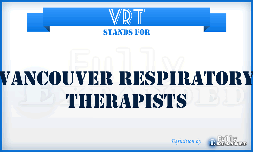 VRT - Vancouver Respiratory Therapists