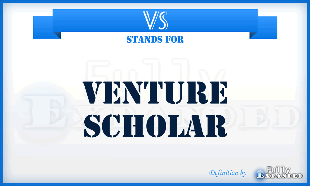 VS - Venture Scholar