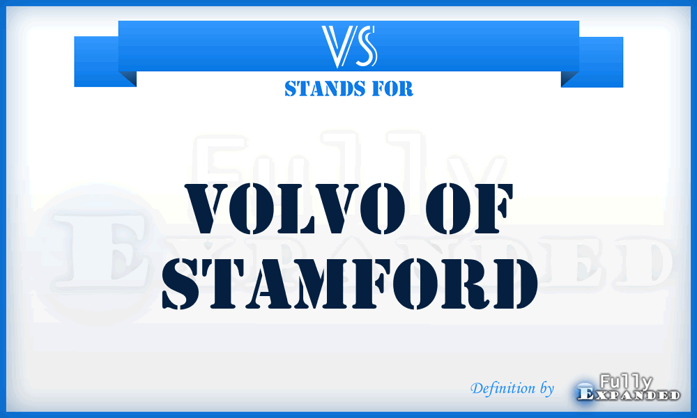 VS - Volvo of Stamford