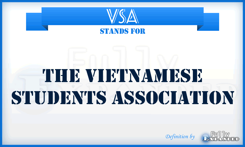 VSA - The Vietnamese Students Association