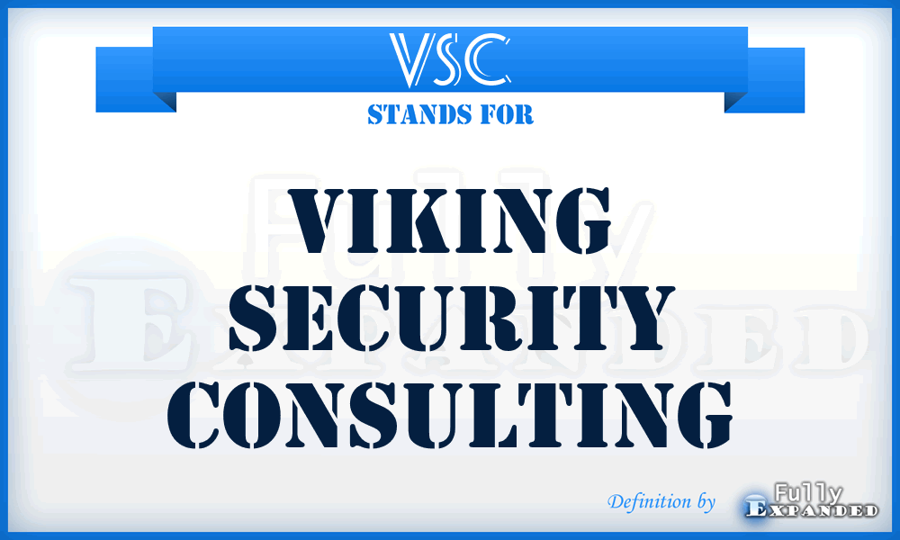 VSC - Viking Security Consulting