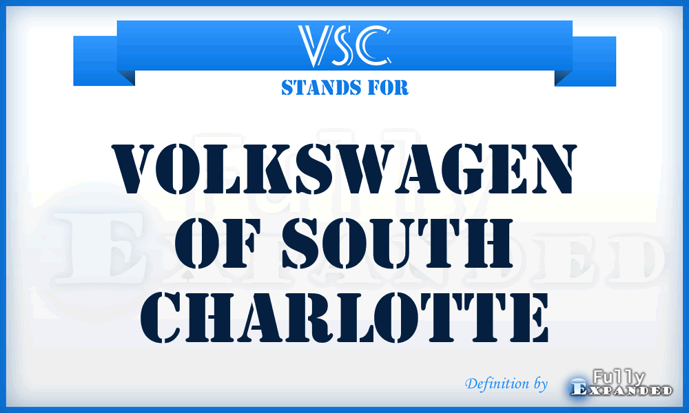 VSC - Volkswagen of South Charlotte