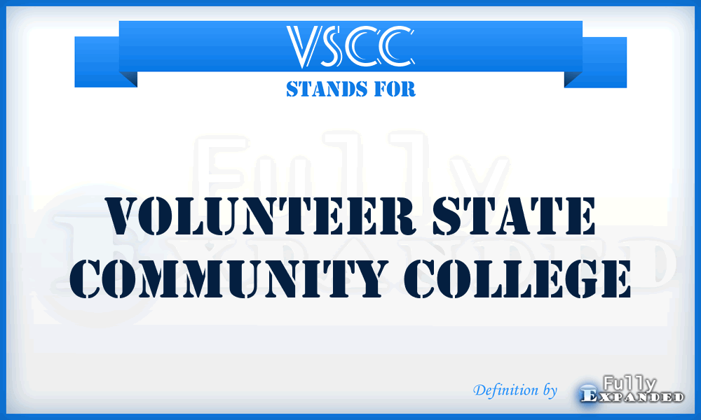 VSCC - Volunteer State Community College