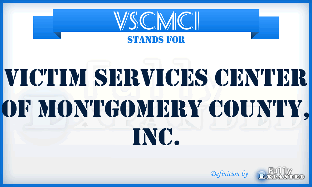 VSCMCI - Victim Services Center of Montgomery County, Inc.