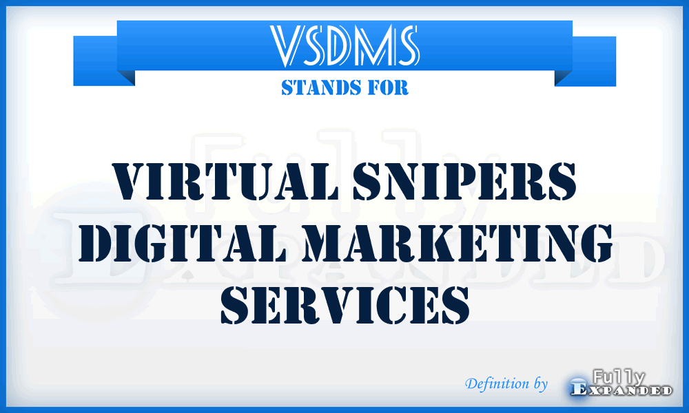 VSDMS - Virtual Snipers Digital Marketing Services