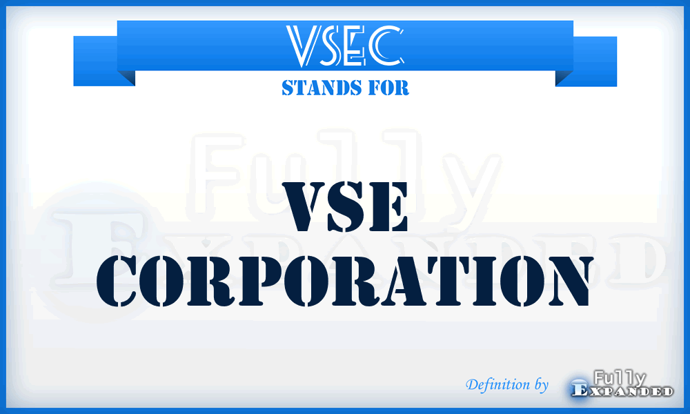 VSEC - VSE Corporation